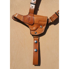Leather Double Shoulder Rig - Holster Only