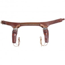 Conquistador Double Drop Holster Belt