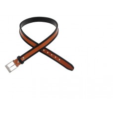 Two-Tone Double Ply Leather Belt