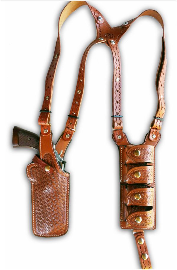 Vertical Double Shoulder Quad Holster
