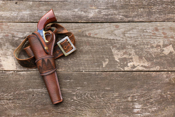 High-quality leather holster designed for concealed and open carry, offering secure firearm retention, comfort, and durable handcrafted leather construction